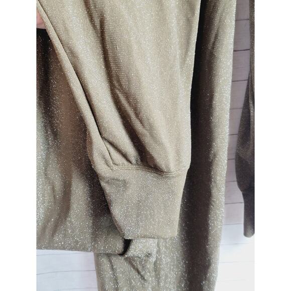 SAVAGE X FENTY Sleep & Shine Hooded Onesie in Military Olive Green, sz Medium - Picture 7 of 14